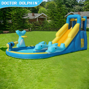 Doctor Dolphin Moon Bounce House Castillo inflable <span class=keywords><strong>Parque</strong></span> temático <span class=keywords><strong>con</strong></span> pistola de agua en el interior de China Fábrica de casas de salto inflables - Product Image 6