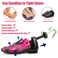 Embauchoirs durables réglables en longueur et en largeur pour l'entretien professionnel des chaussures, outil de soulagement des hallux valgus, ensemble de haute qualité