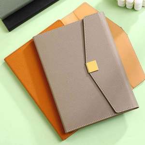 Customized PU <b>Leather</b> <b>Cover</b> Diary Business Loose-leaf <b>A5</b> Journal Binder <b>Notebook</b> Planner - Product Image 3