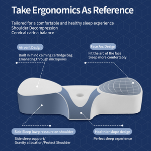 2025 Chất lượng cao cổ tử cung tre cao cấp chỉnh hình gối Bộ nhớ bọt - Product Image 5