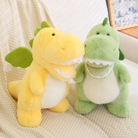 Bantal Boneka Dinosaurus Lucu Super Lembut Isi Kapas PP Hadiah Ulang Tahun untuk Anak Perempuan Grosir