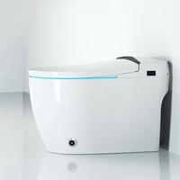 Toilette intelligente de luxe finition or avec télécommande et siège chauffant