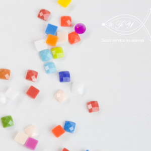 L-116 Usine OEM ODM <span class=keywords><strong>DMC</strong></span> 447 couleurs Perles de peinture <span class=keywords><strong>diamant</strong></span> carrées en résine 2,5 mm pour mosaïque - Product Image 3