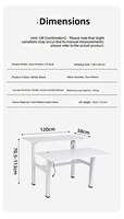 Bureau de travail électrique en acier, moderne et minimaliste, réglable en hauteur, double poste, en forme de barre, pour assis-debout