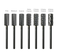 HYTOOS Petite fraise à ongles en carbure de 3/32 po pour manucure, accessoires de perçage d'ongles, outil de retrait de gel