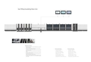 Ligne de production automatique de vitrage isolant à haute productivité, puissance 32 kW, fonction de lavage et de séchage du verre, composant principal du moteur - Product Image 3