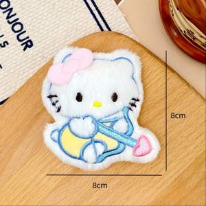 Custom <b>Plush</b> Hello Keychain Wholesale Hot Selling Keychain High Quality <b>Plush</b> Keychains Toys - Product Image 4