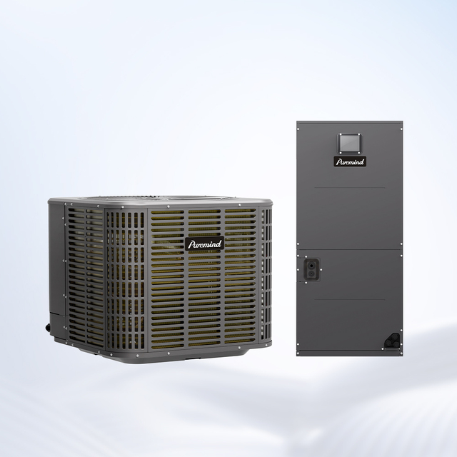 For US/EU 24000/36000 BTU 18 SEER Split Unit Light Commercial Air Conditioner Heat Pump Air Handling Unit Brushless Motor