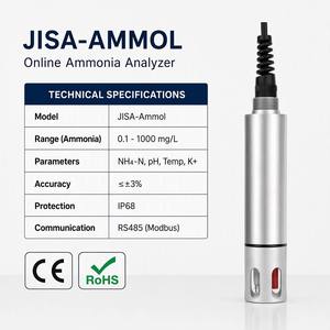 Analizador de Amoníaco en Línea JISA Ammol, Sensor de Nitrógeno Amoniacal, RS485 Modbus, IP68, pH, Temperatura - Product Image 5