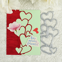 AAGU metallo taglio Die Scrapbook in rilievo Album carta d'invito decorazione cuore per il giorno di san valentino Scrapbook Craft taglio Die