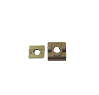 Accessoires de connecteurs à écrous croisés galvanisés, Plaque de guidage moulée sous pression, Code de pression pour rail auxiliaire