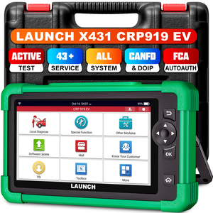 เครื่องมือวินิจฉัยยานยนต์ไฟฟ้า CRP919 EV ยี่ห้อ LAUNCH เครื่องมือสแกนระดับมืออาชีพ อุปกรณ์วินิจฉัยยานยนต์พลังงานใหม่ - Product Image 1