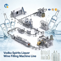 Machine de remplissage automatique 3-en-1 GO FAR pour bouteilles de liqueur, whisky, vin, vodka et spiritueux