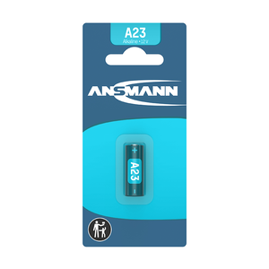 แบตเตอรี่อัลคาไลน์ ANSMANN A23/<span class=keywords><strong>LR23</strong></span> 12V 50mAh ทรงกระบอก คุณภาพชั้นหนึ่ง อายุการเก็บรักษานาน ใช้สำหรับนาฬิกา/เครื่องคิดเลข 0.6J - Product Image 2
