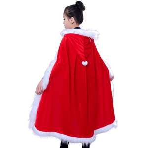 Capa de <span class=keywords><strong>Nochevieja</strong></span> para adultos y niños Disfraz rojo de Papá Noel con <span class=keywords><strong>trajes</strong></span> Popular en Europa y Estados Unidos - Product Image 5