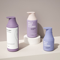 Bouteille en plastique carrée personnalisée de grande capacité PET 300 ml 500 ml 750 ml avec pompe pour cosmétiques, shampoing, lotion pour le corps, après-shampoing, soins de la peau