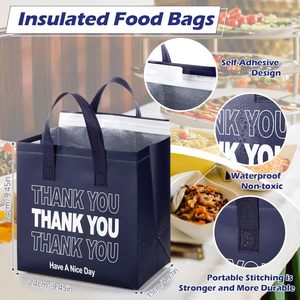 カスタムテイクアウトバッグ、保冷バッグ、持ち帰り用バッグ、フードデリバリーバッグ、ショッピングバッグ、保温バッグ - Product Image 2