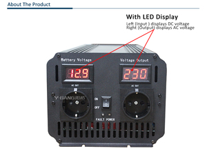 Fuente de Alimentación de Baja Frecuencia 5000W 12V/24V/48V 110V/220V CA Onda Sinusoidal Pura Monofásica para Motor de Automóvil Industrial - Product Image 4