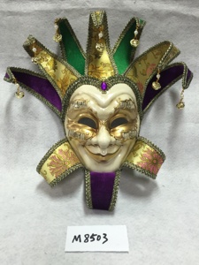 Maschera Veneziana da <span class=keywords><strong>Joker</strong></span> con 10 Corna - Product Image 2