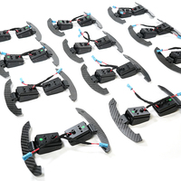 SYPES Luxe pour volant en fibre de carbone avec palettes de changement de vitesse magnétiques pour E90 M2/M3 E92 M3 E93 X5M/X6M E70/E71 M4/M5 F80