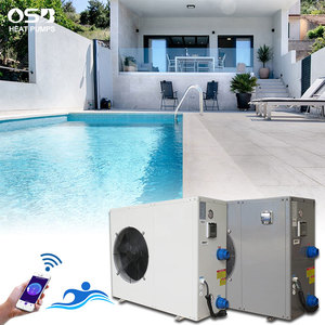 Pompe à chaleur air-eau pour <span class=keywords><strong>piscine</strong></span> électrique 20 kW <span class=keywords><strong>avec</strong></span> WiFi, boîtier métallique, réfrigérant R410A, pour usage domestique - Product Image 1