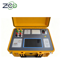 Testeur de résistance DC à transformateur à trois canaux ZCL-20AS avec détection rapide des défauts de commutateur de transfert à décharge automatique pour travaux sur site