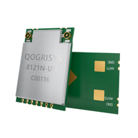 Module QOGRISYS 8121N-UH, module principal AR1021X, module BLE 5, modules Wifi 802.11ac