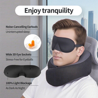 Oreiller ergonomique en U pour le cou, nouveau soutien latéral profilé en mousse à mémoire de forme, léger et portable pour les voyages, le bureau et le sommeil