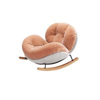 Fauteuil à bascule style Wabi-sabi, chaise coquille d'œuf pingouin, chaise de relaxation, fauteuil paresseux, fauteuil de luxe léger pour balcon et salon
