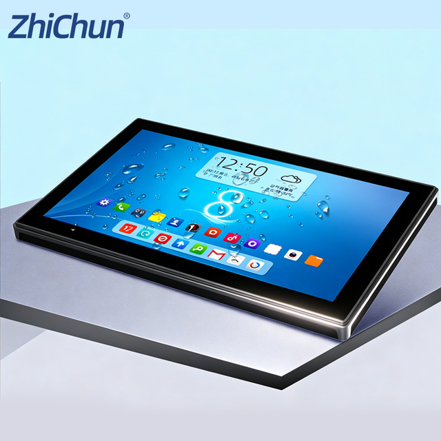 Win11 Industrial Tablet 1920*1080 FHD LCD Monitor Embedded Wall Mount Kiosk Flat Touch Panel Android 14 RK3576 Tablet PC