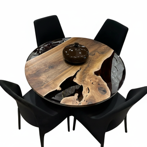 Luxury Modern Handmade Resin Dining/Coffee <b>Table</b> Waterproof Living Room Diwali Housewarming Wedding Anniversary Sympathy - Product Image 2