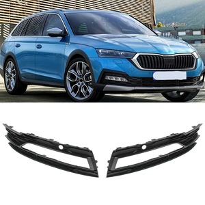 Bezel de phare antibrouillard Skoda Octavia 2020, garniture ABS pour pare-chocs avant, pièce de rechange côté gauche et droit - Product Image 1