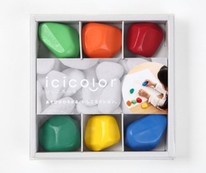 Crayones japoneses de roca icicolor para niños, práctica de agarre, seguridad certificada, crayones lisos y antiadherentes, distribución de Juguetes - Product Image 1