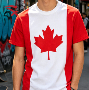 Camisetas Personalizadas con Logotipo <span class=keywords><strong>para</strong></span> Eventos Deportivos, Camisetas con Banderas Nacionales, Camiseta con la Bandera de Canadá <span class=keywords><strong>para</strong></span> Hombre y Mujer - Product Image 3