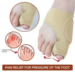 Oignon Soulagement De La Douleur Oignon Chaussettes <span class=keywords><strong>Hallux</strong></span> <span class=keywords><strong>Valgus</strong></span> Correcteur Avec Chaussures Attelle Manches Entretoise Séparateur Marteau Orteil Correcteur - Product Image 2