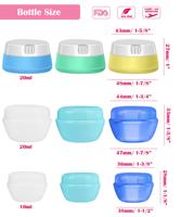 Conception populaire 4oz Emballage rond en aluminium et bambou Bouteilles cosmétiques en plastique écologiques pour l'huile capillaire ou la crème pour les yeux
