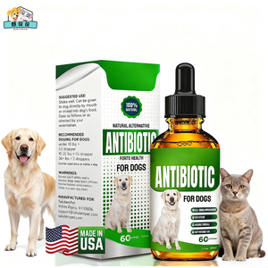 Oem/ODM Pet chăm sóc sức khỏe bổ sung tự nhiên kháng sinh chất lỏng giọt cho miễn dịch quốc phòng kháng khuẩn - Product Image 1