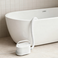 Machine à bulles de bain SPA Pompe à air Masseur avec chauffage et contrôle à 6 vitesses pour la détente en vacances Cadeau et séances de spa à domicile
