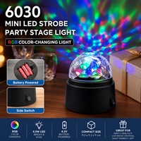 Luz LED Estroboscópica Mini RGB IP65 E27 para Ambiente Festivo, Regalo para Festivales, Bares, KTV, Salas de Transmisión en Vivo, Decoración de Mercados Nocturnos