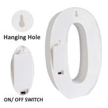 ป้ายไฟ LED รูปตัวอักษร Pooqla ใช้แบตเตอรี่ 1.5V ติดผนัง สำหรับตกแต่งงานปาร์ตี้ งานแต่งงาน ที่บ้าน - Product Image 3