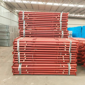 Échafaudages industriels en acier rouge, hauteur 15-22 pieds, haute résistance, matériau Q235, pour usage extérieur en entrepôt - Product Image 1