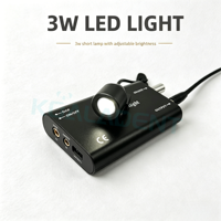Lampe frontale chirurgicale LED 3W, médicale, dentaire, à clipser, alimentée en courant continu, luminosité réglable, dispositif de classe II pour la chirurgie buccale et ORL