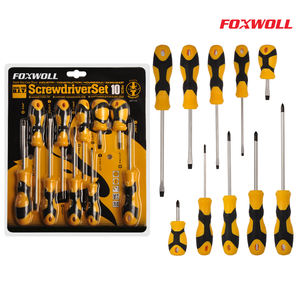 Jeu de tournevis vente chaude 6 pièces tournevis à fente Phillips domestique avec Double blister - Product Image 6