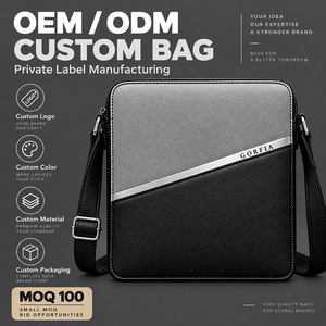 Bolso Tote de Nylon Directo de Fábrica para Mujer, Bolsos Cruzados con Logotipo Personalizable, Bolso Grande de Hombro/Pecho, Bolsos Bandolera de Moda, OEM - Product Image 1