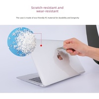 Étui de protection transparent rigide en PC pour ordinateur portable MacBook 13.6 Air 15.4 Pro 16.2 Pro – Housse de protection populaire pour ordinateur portable