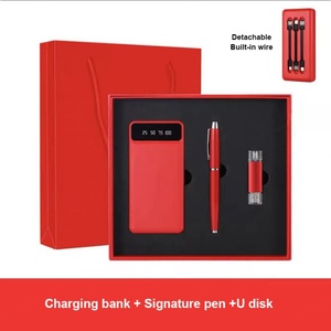 Chargeurs portables à double USB de grande capacité 10000 mAh à prix de gros avec affichage numérique LED - Product Image 2