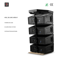 Altavoz Profesional de 8 Pulgadas con Matriz de Líneas Magnéticas de Rubidio de 28A, 800W/220W, 65Hz-20kHz, para Plataformas de Escenarios al Aire Libre