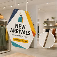 Panneau alvéolaire publicitaire léger et robuste, feuille alvéolaire structurelle durable résistante aux bosses avec présentoir de vente au détail