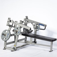 Banc de musculation horizontal isolaire Rosen de qualité supérieure pour exercices de musculation des pectoraux, en tube d'acier galvanisé de 3 mm d'épaisseur