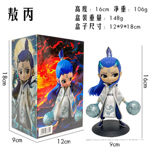 6 pezzi squisito Nezha Ao Bing PVC resina Action Figure Set 6 pezzi Display collezione personalizzabile nuovo cartone animato ragazzi - Product Image 3